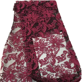 Wine red Lace Fabric High Quality Cheap African French Net Lace Embroidery Tulle Lace Fabric For Nigerian Wedding GF148-2
Wine red Lace Fabric High Quality Cheap African French Net Lace Embroidery Tulle Lace Fabric For Nigerian Wedding GF148-2