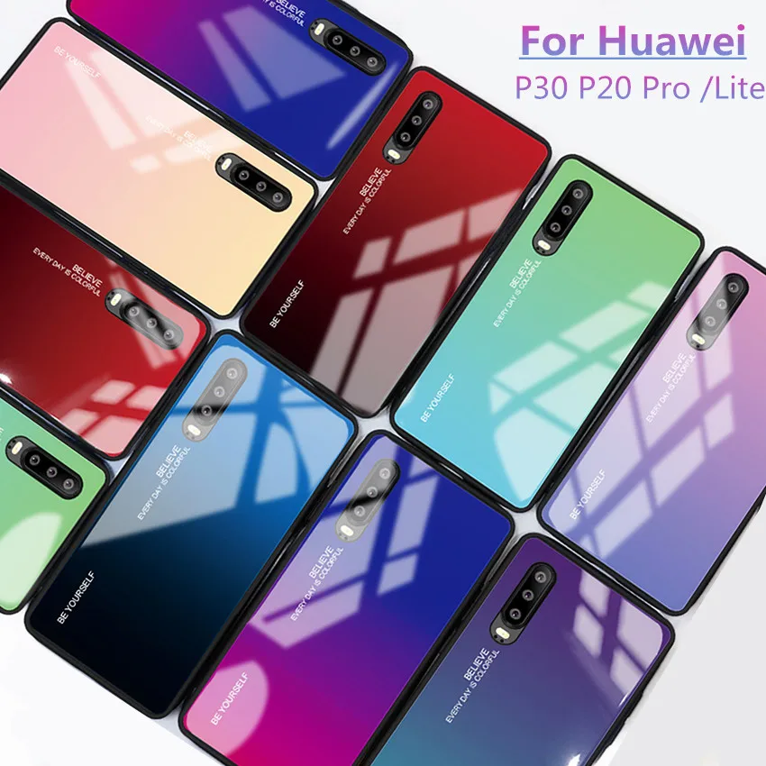 Gradient Tempered Glass Phone Case For Huawei P30 Pro P30 P20 Lite Luxury Colorful Shell Cover For Huawei P30 P 30 Pro 20 Lite
Gradient Tempered Glass Phone Case For Huawei P30 Pro P30 P20 Lite Luxury Colorful Shell Cover For Huawei P30 P 30 Pro 20 Lite