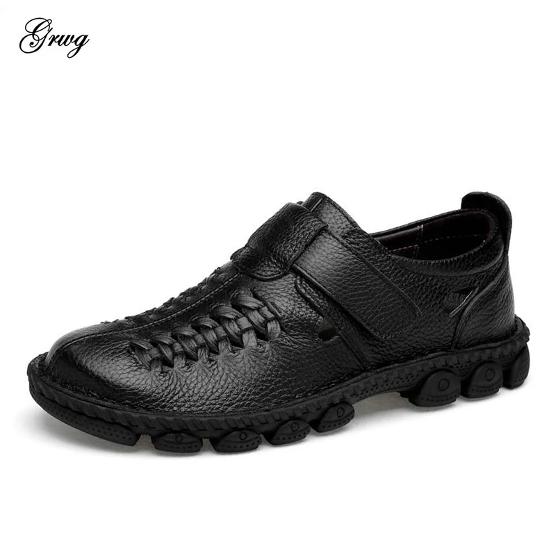 GRWG New Fashion 100% Genuine Leather Casual Shoes Men Loafers Leather Men Summer Shoes Breathable Outdoor Shoes Walking Zapatos
GRWG New Fashion 100% Genuine Leather Casual Shoes Men Loafers Leather Men Summer Shoes Breathable Outdoor Shoes Walking Zapatos