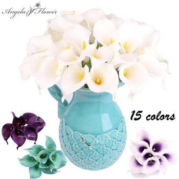 Free Shipping 21PCS Artificial flowers PU Real Touch White Mini Calla Lily for Wedding Decoration HOME decoration for office
Free Shipping 21PCS Artificial flowers PU Real Touch White Mini Calla Lily for Wedding Decoration HOME decoration for office