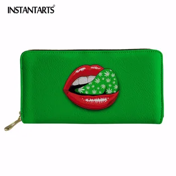 INSTANTARTS Sexy Lip Print Long Wallet Fashion Coin Card Holder Wallets for Girls Luxury Brand Leather Money Bags Carteras Mujer
INSTANTARTS Sexy Lip Print Long Wallet Fashion Coin Card Holder Wallets for Girls Luxury Brand Leather Money Bags Carteras Mujer