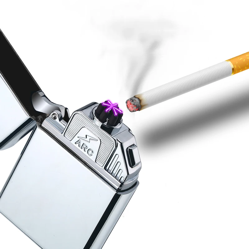 Large Ceapacity Cell Cigar Lighter Three Arc Plasma Pulse Pipe Cigarette Lighter USB Charging Electronic Eternity Lighter
Large Ceapacity Cell Cigar Lighter Three Arc Plasma Pulse Pipe Cigarette Lighter USB Charging Electronic Eternity Lighter
