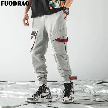 FUODRAO Hip Hop Ribbon Cargo Pants Men Joggers Pants Harajuku Streetwear Japanes Harem Pants Male Trousers Sweatpants K196 
FUODRAO Hip Hop Ribbon Cargo Pants Men Joggers Pants Harajuku Streetwear Japanes Harem Pants Male Trousers Sweatpants K196