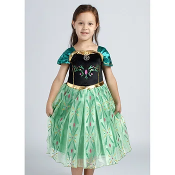 Halloween Anna Elsa Little Girls Green Dress Costume Performance Dresses Print Floral Mess Party Cosplay Clothes
Halloween Anna Elsa Little Girls Green Dress Costume Performance Dresses Print Floral Mess Party Cosplay Clothes