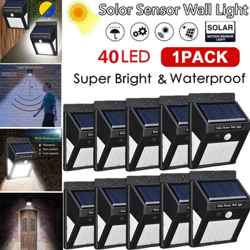 40LED Wall Light Durable Security Lamp Outdoor Home Walkway Lights for Motion Sensor for Solar Power
40LED Wall Light Durable Security Lamp Outdoor Home Walkway Lights for Motion Sensor for Solar Power