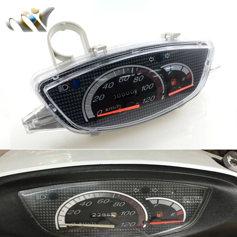 MOFO CAIZHUANGSHI Motorcycle For Honda 50 meter DIO ZX AF34 / AF35 km table odometer meters total instrument assembly
MOFO CAIZHUANGSHI Motorcycle For Honda 50 meter DIO ZX AF34 / AF35 km table odometer meters total instrument assembly