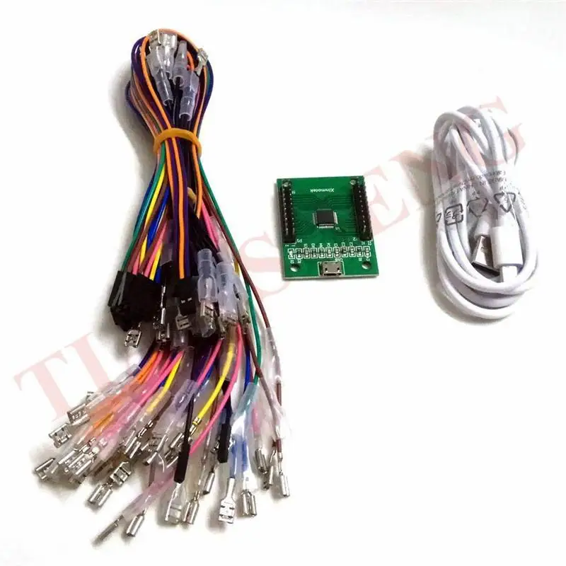 Новая модель DIY 2 игроков Аркада к USB контроллер энкодер джойстик соединительный