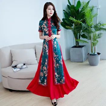 New Arrival Women's Cheongsam Fashion Chinese Style Rayon Dress Elegant Slim Summer Qipao Clothing Size S M L XL XXL XXXL 617852
New Arrival Women's Cheongsam Fashion Chinese Style Rayon Dress Elegant Slim Summer Qipao Clothing Size S M L XL XXL XXXL 617852