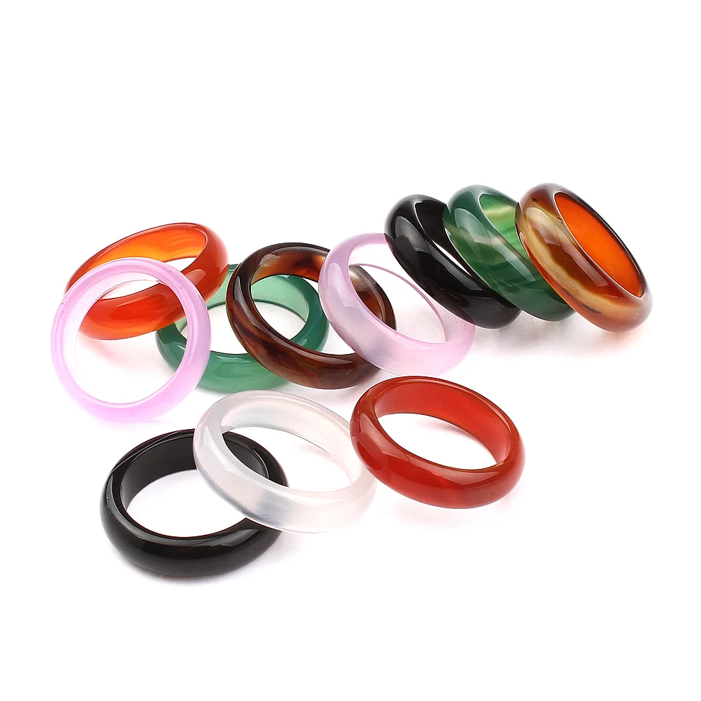 Unisex Natural Ring Multicolor Black Green Red Agates Created Circle Natural Stone Finger Rings charms Christmas gifts
Unisex Natural Ring Multicolor Black Green Red Agates Created Circle Natural Stone Finger Rings charms Christmas gifts
