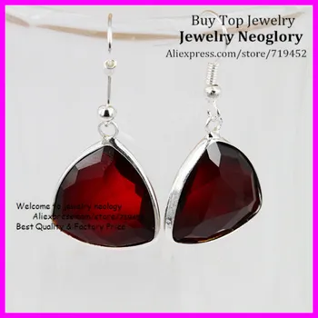 10PCS Triangle Crystal Earrings Red Crystal Glass Quartz Dangle Earrings Silver Bezel Earrings for Birthdays gift
10PCS Triangle Crystal Earrings Red Crystal Glass Quartz Dangle Earrings Silver Bezel Earrings for Birthdays gift