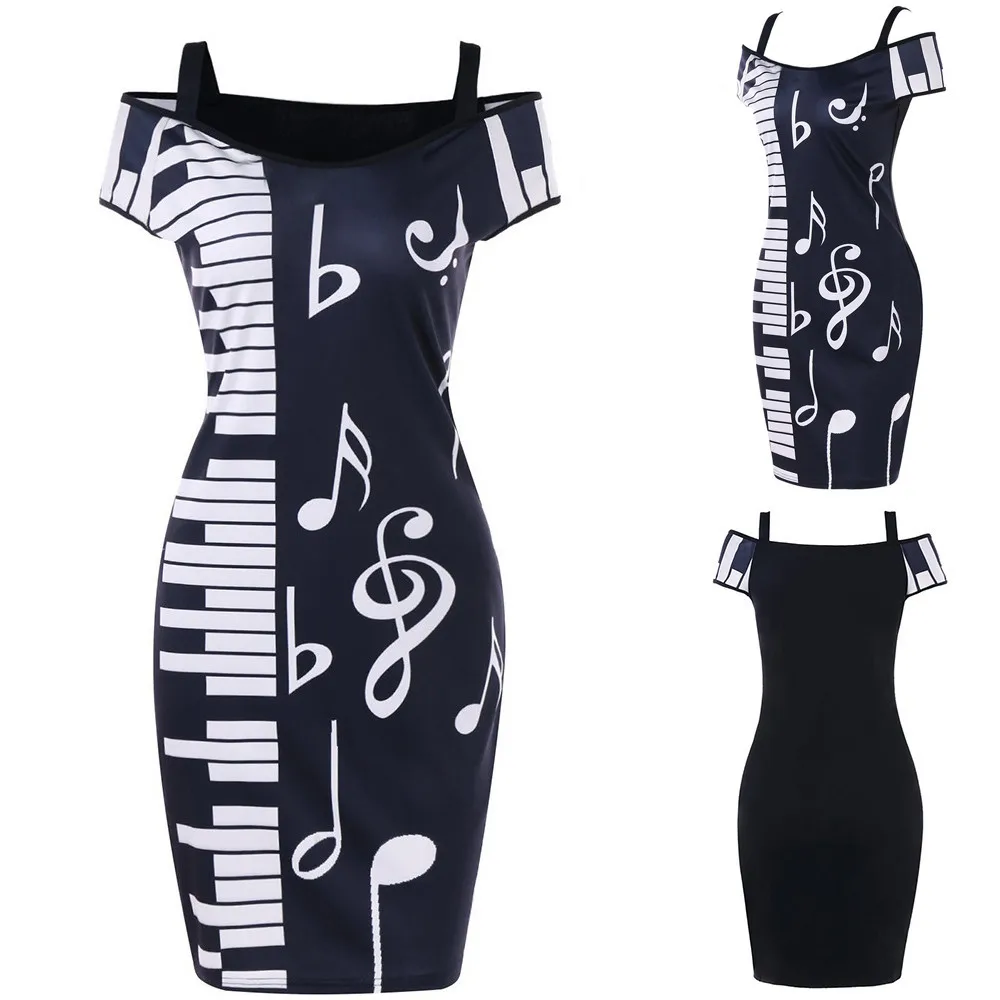 The Dress For Women Women's Summe Sundress 2019 ropa mujer Music Note Print Strapless V-neck Short Sleeve Camisole Dress #50
The Dress For Women Women's Summe Sundress 2019 ropa mujer Music Note Print Strapless V-neck Short Sleeve Camisole Dress #50