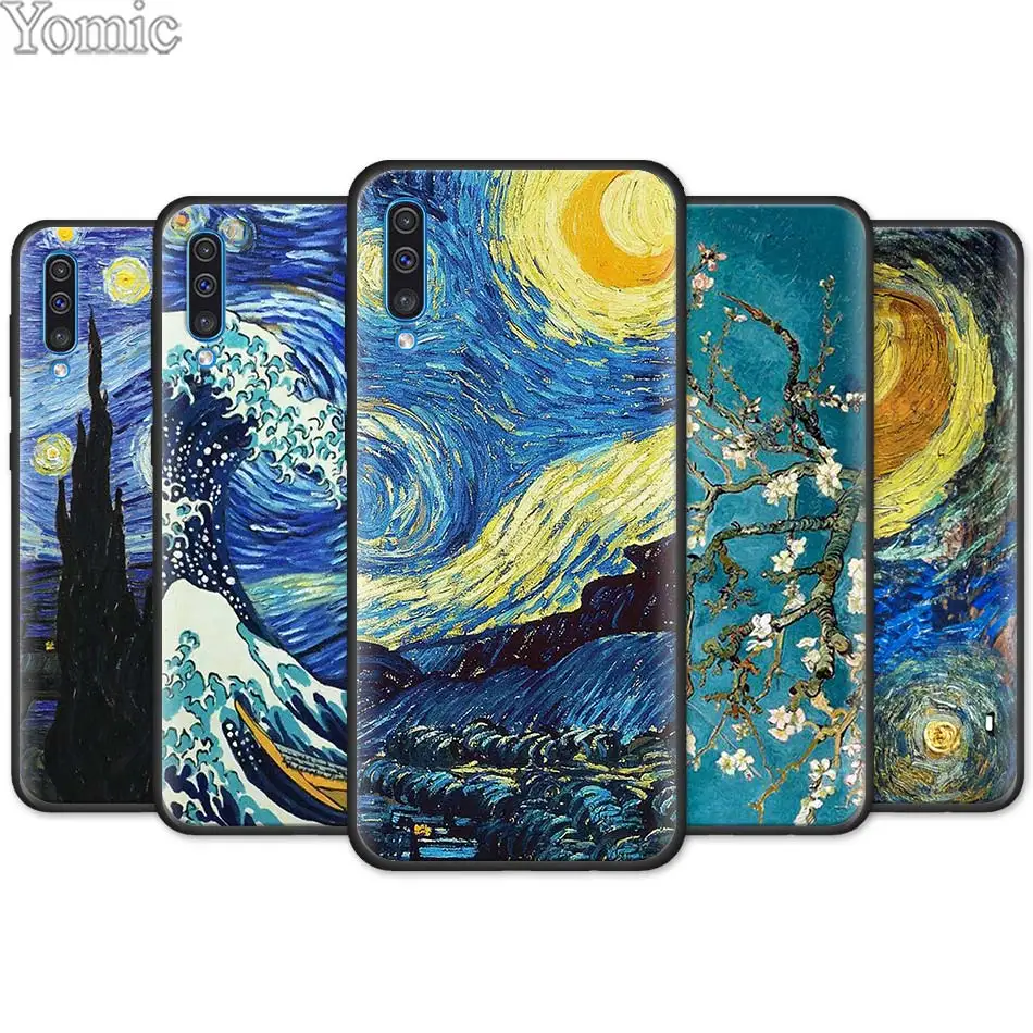 paintings Starry Night Van Gogh Black Soft Case for Samsung Galaxy A50 A70 A40 A10 A20 A30 A60 A9 A8 A6 A7 Silicone Case Cover
paintings Starry Night Van Gogh Black Soft Case for Samsung Galaxy A50 A70 A40 A10 A20 A30 A60 A9 A8 A6 A7 Silicone Case Cover