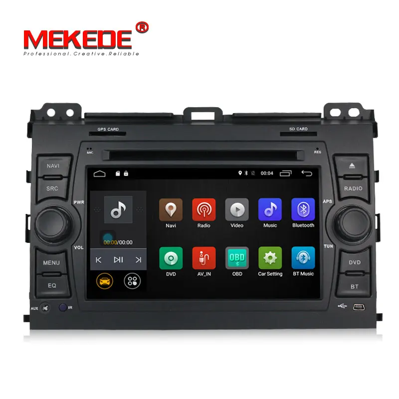MEKEDE 2Din Android 7.1 2+16G Car DVD Player for Toyota Land Cruiser Prado 120 2002-2009 Black GPS Navigation RDS Auto Radio
MEKEDE 2Din Android 7.1 2+16G Car DVD Player for Toyota Land Cruiser Prado 120 2002-2009 Black GPS Navigation RDS Auto Radio