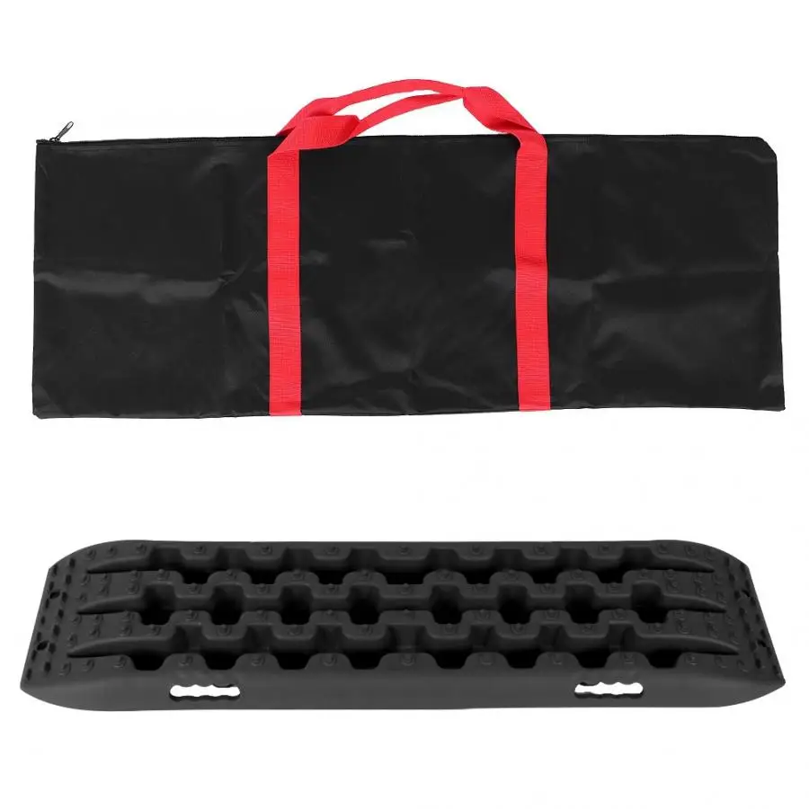 Black Recovery Board Sand Mud Snow Tracks Tire Ladder with Storage Bag Fit for Off Road Vehicle Automobiles Spikes For Tire
Black Recovery Board Sand Mud Snow Tracks Tire Ladder with Storage Bag Fit for Off Road Vehicle Automobiles Spikes For Tire