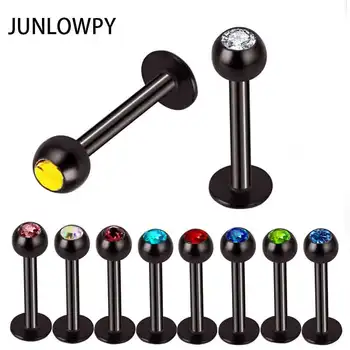 TIANCIFBYJS Black Tragus Lip Bar 100pcs/lot 1.2*8*3mm Fashion Stainless Steel Body Jewelry Lip piercing Tragus Helix Labret Ring
TIANCIFBYJS Black Tragus Lip Bar 100pcs/lot 1.2*8*3mm Fashion Stainless Steel Body Jewelry Lip piercing Tragus Helix Labret Ring