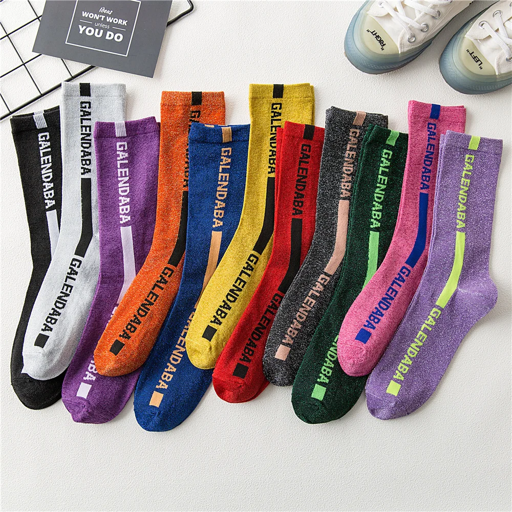 Women Street Style High Tube Letters Printed Socks Fashion Bright Colors Happy Socks Breathable Harajuku Ladies Socks Drop Ship
Women Street Style High Tube Letters Printed Socks Fashion Bright Colors Happy Socks Breathable Harajuku Ladies Socks Drop Ship