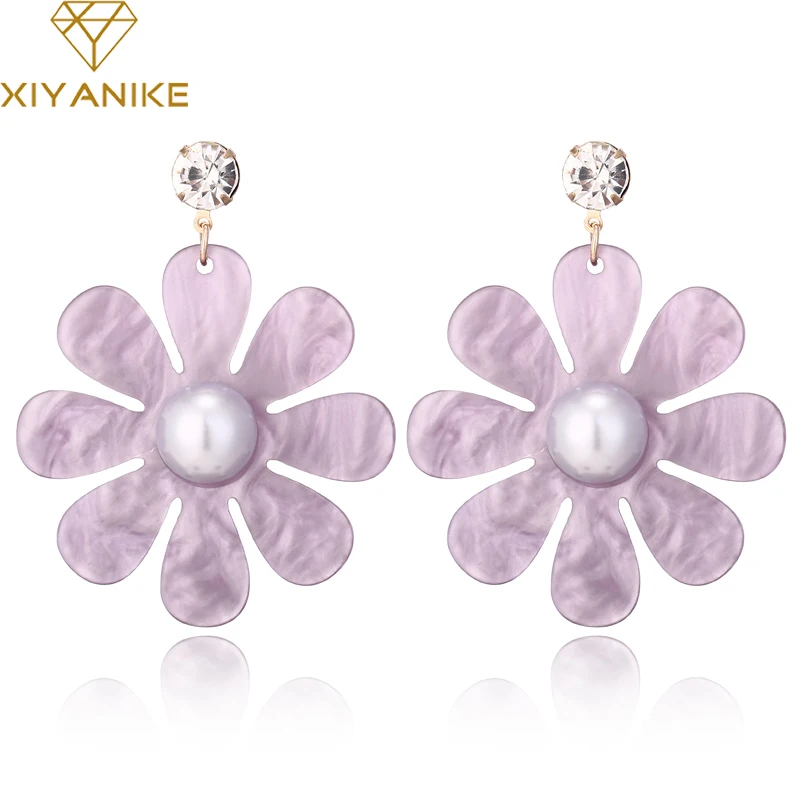 XIYANIKE Sweet Flower Drop Earring For Women Imitate Pearl Brincos Party Jewelry Statement Accessories Engagement Jewelry E1652
XIYANIKE Sweet Flower Drop Earring For Women Imitate Pearl Brincos Party Jewelry Statement Accessories Engagement Jewelry E1652