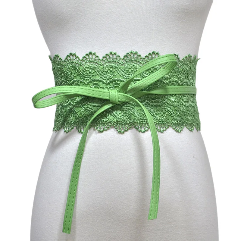 Ladies Lace Wide Belt Pure Colors Fashion Delicate Lace Ultra Wide Waist Seal Sweet Flower High Quality Temperament Wide Belt
Ladies Lace Wide Belt Pure Colors Fashion Delicate Lace Ultra Wide Waist Seal Sweet Flower High Quality Temperament Wide Belt