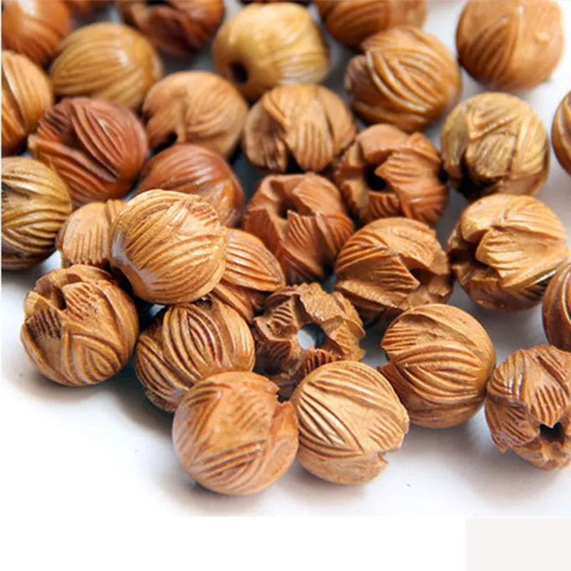 COMEOWN 10pcs Natural Peach Wood Carving Beads 12/15/18mm Wooden Carved Lotus Flower Unique Bodhi Beads for DIY Jewelry Making
COMEOWN 10pcs Natural Peach Wood Carving Beads 12/15/18mm Wooden Carved Lotus Flower Unique Bodhi Beads for DIY Jewelry Making