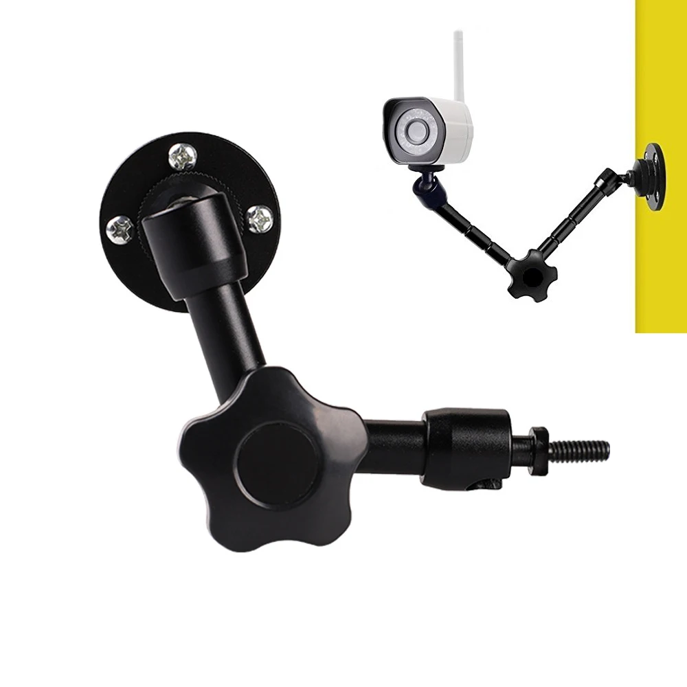11/7 Inch Friction Articulating Magic Arm with Wall Mount 1/4 Screw for Webcam LED Light DSLR Camera Photo studio Accessory
11/7 Inch Friction Articulating Magic Arm with Wall Mount 1/4 Screw for Webcam LED Light DSLR Camera Photo studio Accessory