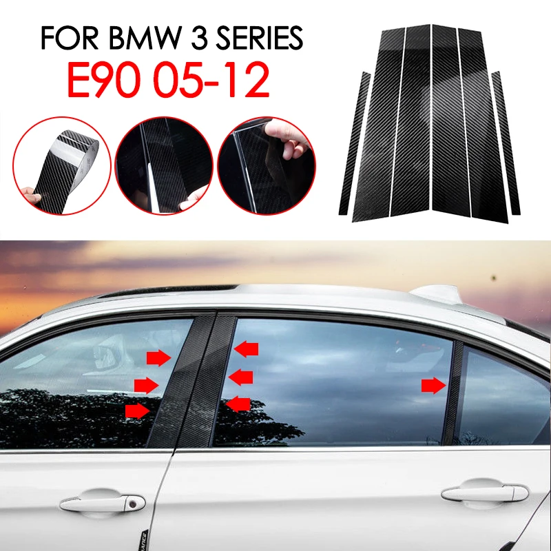 pcmos 6Pcs/set Carbon Fiber Window B Pillars Cover Decor Luxury Trim For BMW 3 Series E90 2005-2012 Car Styling Sticker 2019 New
pcmos 6Pcs/set Carbon Fiber Window B Pillars Cover Decor Luxury Trim For BMW 3 Series E90 2005-2012 Car Styling Sticker 2019 New