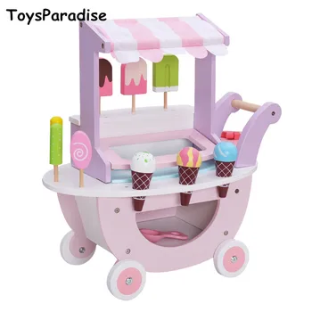 Dropshipping Pink Strawberry Simulation Ice Cream Truck Wooden Toys For KIds Pretend Play Shopping Cart Van Children Educational
Dropshipping Pink Strawberry Simulation Ice Cream Truck Wooden Toys For KIds Pretend Play Shopping Cart Van Children Educational