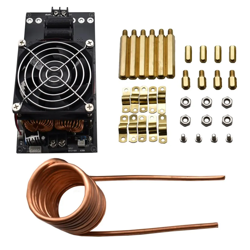 1000W ZVS Low Voltage Induction Heating Board Module Tesla Coil 12V-36V Flyback Driver Heater with Copper Tube
1000W ZVS Low Voltage Induction Heating Board Module Tesla Coil 12V-36V Flyback Driver Heater with Copper Tube