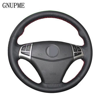GNUPME Hand-stitched Black Genuine Leather Car Steering Wheel Cover for Ssangyong Korando 2011-2014 Interio Accessories Parts
GNUPME Hand-stitched Black Genuine Leather Car Steering Wheel Cover for Ssangyong Korando 2011-2014 Interio Accessories Parts