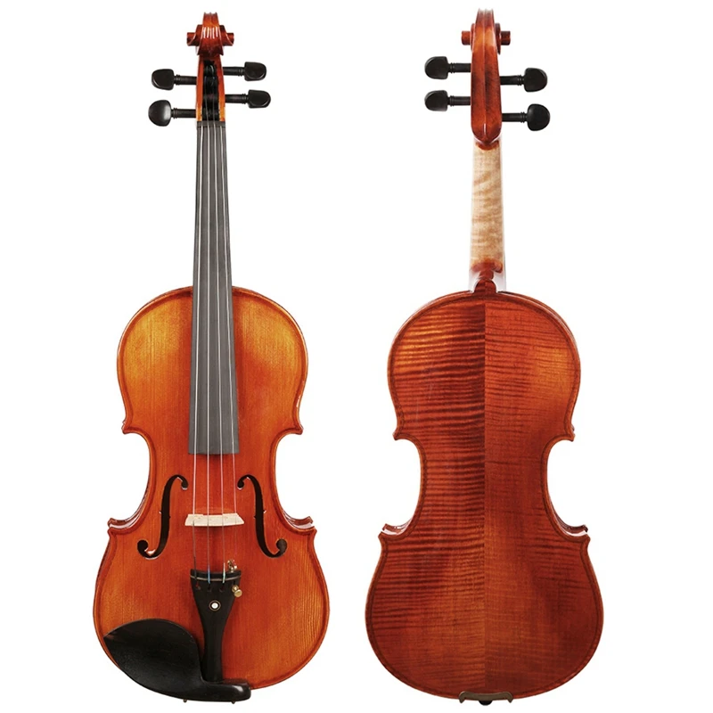 4/4 Violin Solid Carved Spruce Top Flame Maple Handmade Professional Violin With Oblong Case And Bow
4/4 Violin Solid Carved Spruce Top Flame Maple Handmade Professional Violin With Oblong Case And Bow