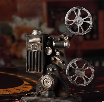 Creative Vintage Movie Projector Model Camera Photography Props Resin Craft Bar Coffee Net Bar Home Decoration Accessories Craft
Creative Vintage Movie Projector Model Camera Photography Props Resin Craft Bar Coffee Net Bar Home Decoration Accessories Craft