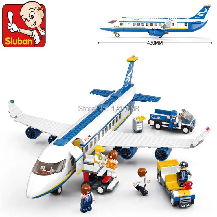 Sluban Air bus Plane aviation Building Blocks Transport enlighten aircraft vehicle Bricks Toys Gift
Sluban Air bus Plane aviation Building Blocks Transport enlighten aircraft vehicle Bricks Toys Gift