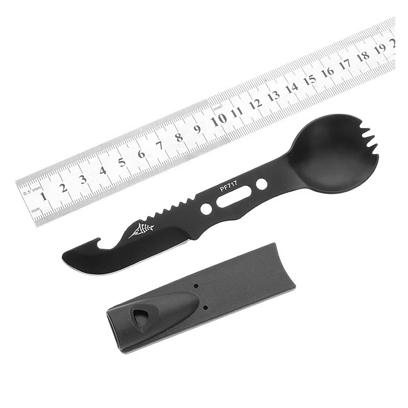 Multifunction Outdoor Camping Fork Knife Spoon Kits 210 Steel Hunting Knife Outdoor Tableware Survival Tools
Multifunction Outdoor Camping Fork Knife Spoon Kits 210 Steel Hunting Knife Outdoor Tableware Survival Tools