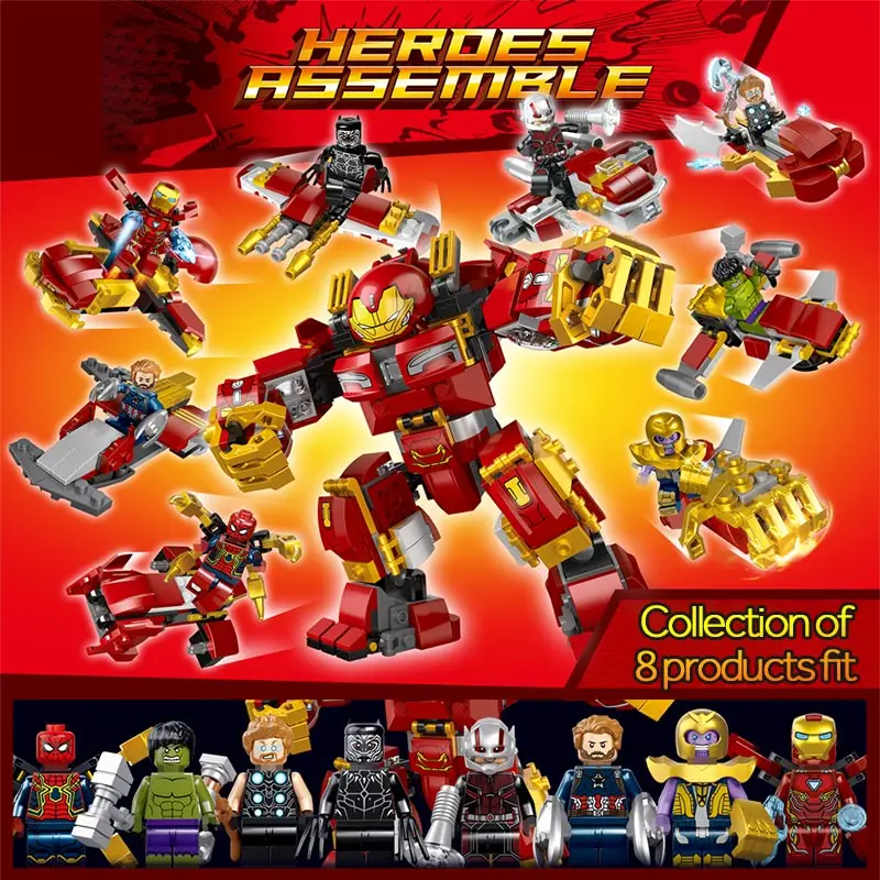 566pcs Legoings Marvel Avengers Infinity War Building Blocks Toy Kit DIY Educational Children Christmas Birthday Gifts
566pcs Legoings Marvel Avengers Infinity War Building Blocks Toy Kit DIY Educational Children Christmas Birthday Gifts
