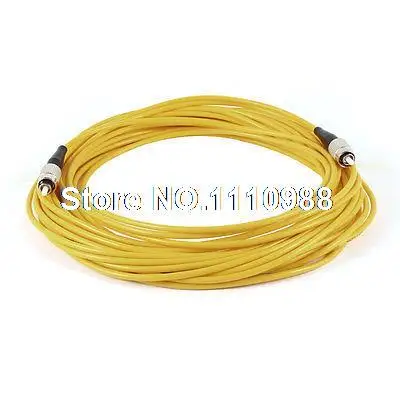 Фото Желтый FC к волоконный соединительный кабель шнур-перемычка SM 9/125 3 мм 33ft 10 м |