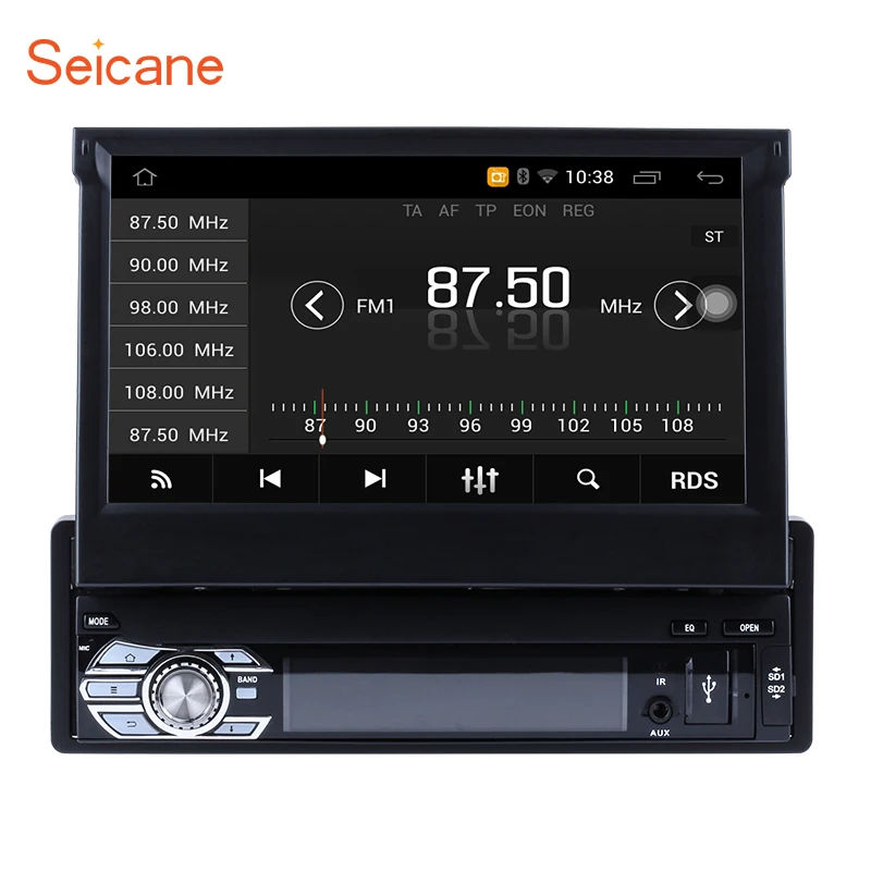 Seicane Universal 1 DIN Android 6.0 Car GPS Multimedia Navi Stereo Player for Nissan QASHQAI/X-TRAIL TOYOTA COROLLA Hyundai Kia
Seicane Universal 1 DIN Android 6.0 Car GPS Multimedia Navi Stereo Player for Nissan QASHQAI/X-TRAIL TOYOTA COROLLA Hyundai Kia