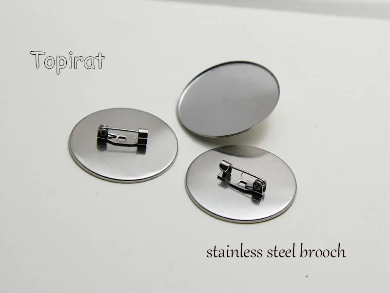 20pcs 316L Stainless Steel Brooch Blank Base Inner 18mm 20mm 25mm 30mm Round Bezel Tray Fit Glass Cabochon Cameo DIY Jewelry
20pcs 316L Stainless Steel Brooch Blank Base Inner 18mm 20mm 25mm 30mm Round Bezel Tray Fit Glass Cabochon Cameo DIY Jewelry