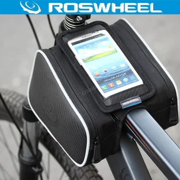 Roswheel 1.8L Cycling Bike Front Frame Bag Tube Pannier Double Pouch for 5in 5.5in Cellphone Bike Bag Touchscreen Mountain Road
Roswheel 1.8L Cycling Bike Front Frame Bag Tube Pannier Double Pouch for 5in 5.5in Cellphone Bike Bag Touchscreen Mountain Road