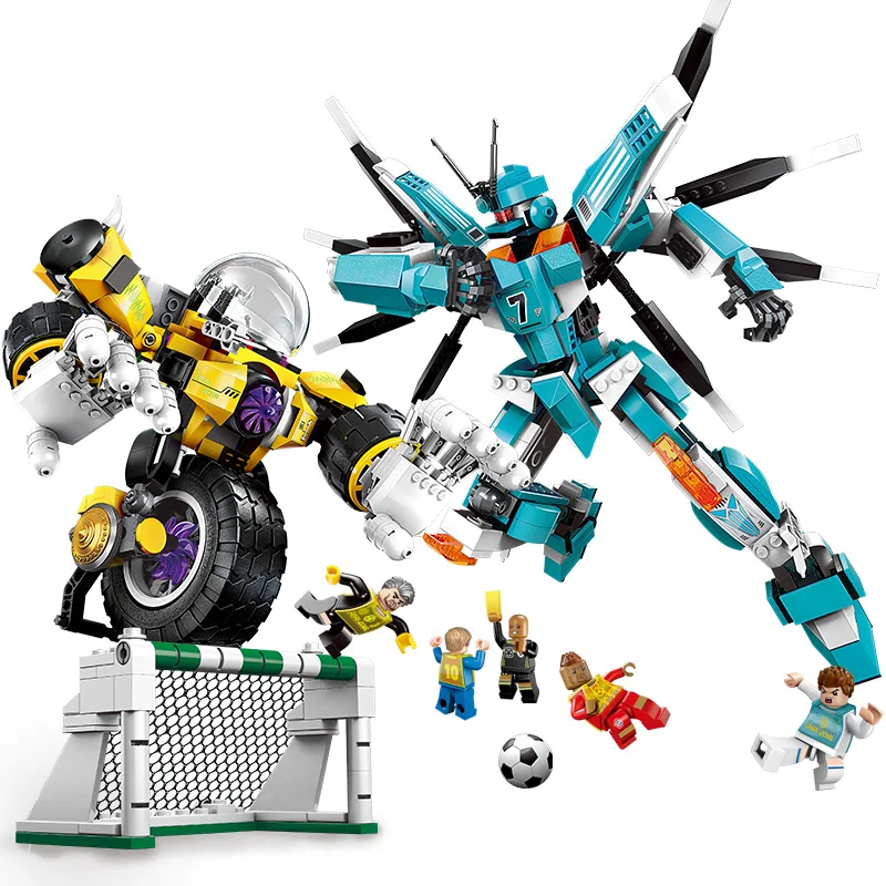 Enlighten Building Block Super Soccer World Cup Decisive Battle 5 Figures 938pcs Educational Technic Bricks Toy For Boy Gift
Enlighten Building Block Super Soccer World Cup Decisive Battle 5 Figures 938pcs Educational Technic Bricks Toy For Boy Gift