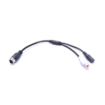 4-Pin Male to RCA Phono Adapter Shockproof Waterproof Male 4 Pin to RCA (A/V) Adapter Wire Cable Monitor/Camera Adapter
4-Pin Male to RCA Phono Adapter Shockproof Waterproof Male 4 Pin to RCA (A/V) Adapter Wire Cable Monitor/Camera Adapter