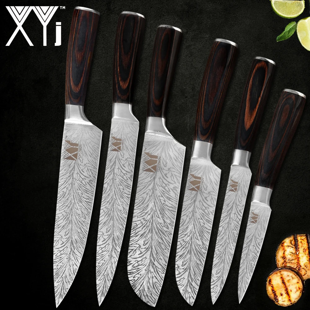 XYj Stainless Steel Kitchen Knife Gyutou Nakiri Fruit Steak Knife Professional Japanese Chef Knife Meat Cleaver Accessories
XYj Stainless Steel Kitchen Knife Gyutou Nakiri Fruit Steak Knife Professional Japanese Chef Knife Meat Cleaver Accessories