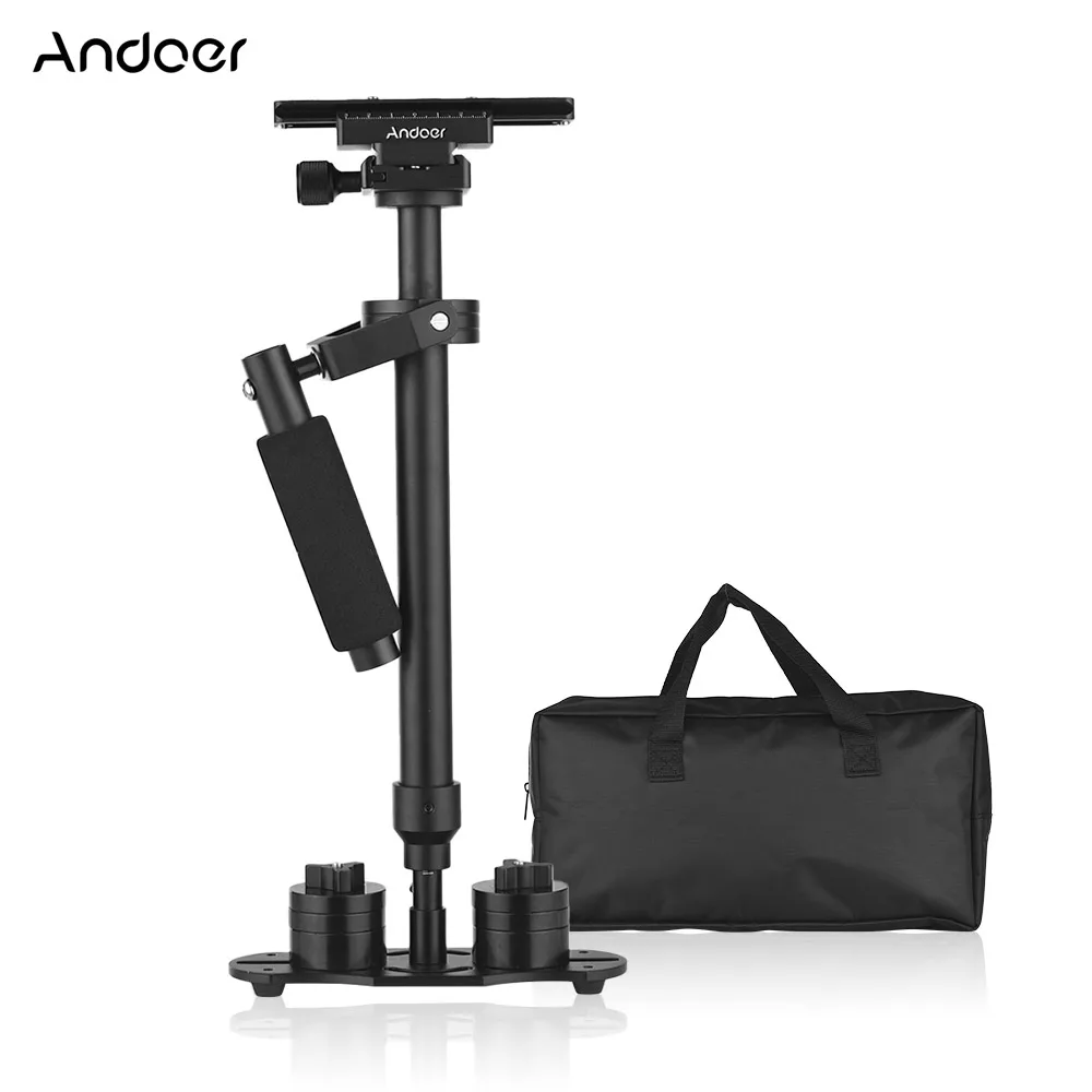 Andoer Handheld Camera Gimbal Stabilizer With Quick Release Plate Bubble Level 1/4 Inch Screw for DSLR Family DV Camcorders
Andoer Handheld Camera Gimbal Stabilizer With Quick Release Plate Bubble Level 1/4 Inch Screw for DSLR Family DV Camcorders