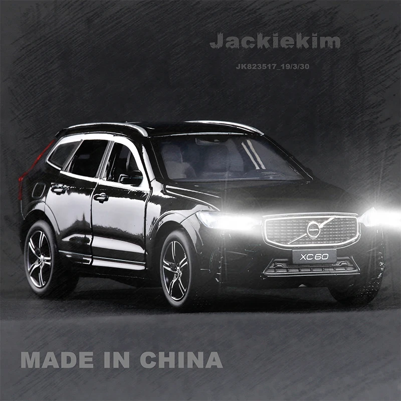 1:32 VOLVO All New XC60 SUV Off-Road Car Metal Toy Car With Sound Light Pull Back Vehicle For Children Toys Free Shipping
1:32 VOLVO All New XC60 SUV Off-Road Car Metal Toy Car With Sound Light Pull Back Vehicle For Children Toys Free Shipping