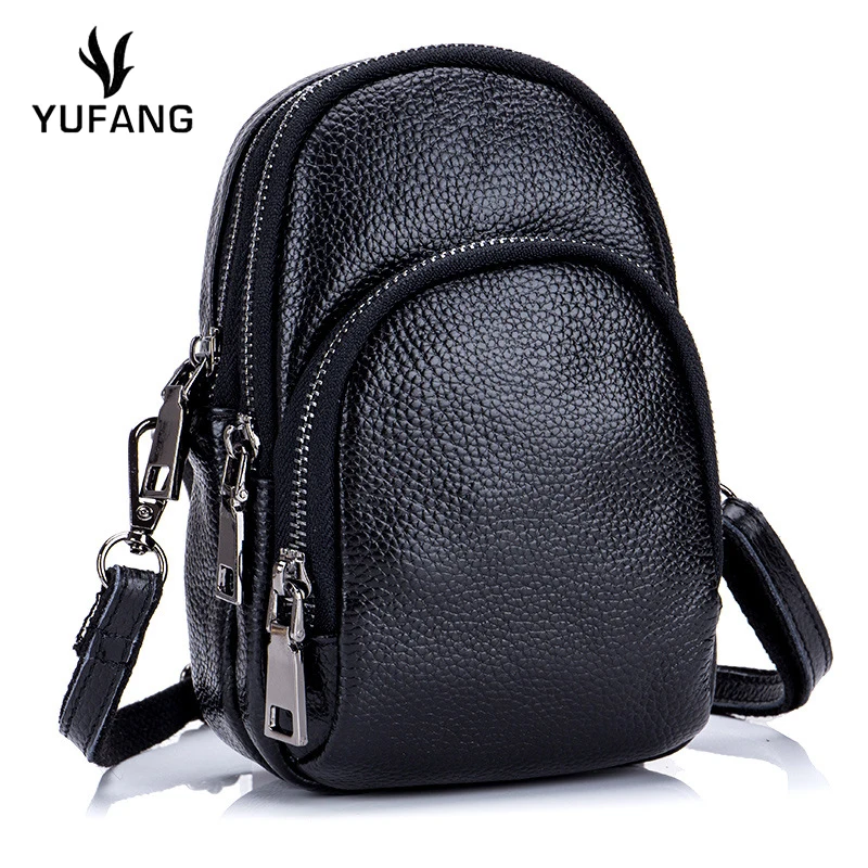 YUFANG Genuine Leather Women Messenger Bag Can Fit In 5.5inch Phone Bag Fashion Daily Arm Bag Ladies Three Zipper Crossbody Bag
YUFANG Genuine Leather Women Messenger Bag Can Fit In 5.5inch Phone Bag Fashion Daily Arm Bag Ladies Three Zipper Crossbody Bag