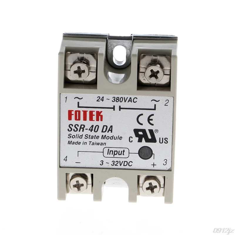 24V-380V 40A 250V SSR-40 DA Solid State Relay Module 3-32V DC To AC New New Drop ship qiang
24V-380V 40A 250V SSR-40 DA Solid State Relay Module 3-32V DC To AC New New Drop ship qiang
