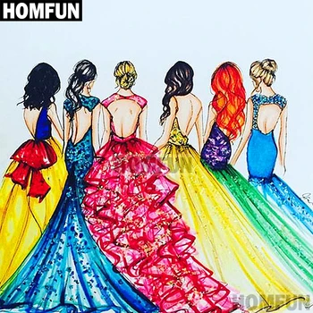HOMFUN Square/Round Drill 5D DIY Diamond Painting "Cartoon princess" Embroidery Cross Stitch Full Rhinestone Decor A01822
HOMFUN Square/Round Drill 5D DIY Diamond Painting "Cartoon princess" Embroidery Cross Stitch Full Rhinestone Decor A01822