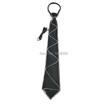 New type EL Wire Blinking Tie Wedding Party decorative LED neon light For Event Party Supplies Cold Light Glowing products
New type EL Wire Blinking Tie Wedding Party decorative LED neon light For Event Party Supplies Cold Light Glowing products