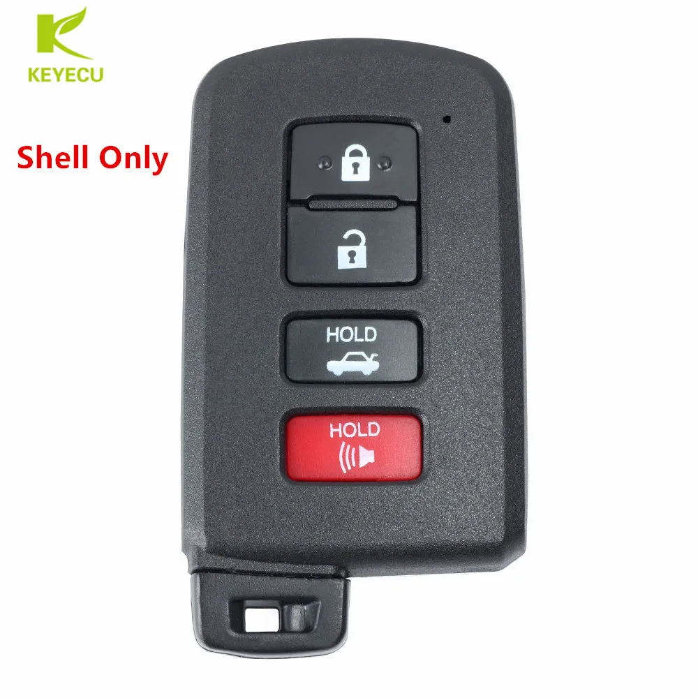 KEYECU Replacement New Smart Remote Key Shell 4 Button for Toyota Camry Hybrid Avalon Corolla Highlander RAV4 2012 - 2016
KEYECU Replacement New Smart Remote Key Shell 4 Button for Toyota Camry Hybrid Avalon Corolla Highlander RAV4 2012 - 2016