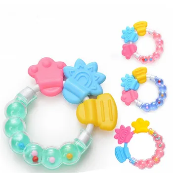 Newborn Baby Teether Toys Safe Silicone Baby Ring Rubber Molar Rod Baby Silica Gum Hand Grab Toy Nursing Teething Baby Care
Newborn Baby Teether Toys Safe Silicone Baby Ring Rubber Molar Rod Baby Silica Gum Hand Grab Toy Nursing Teething Baby Care