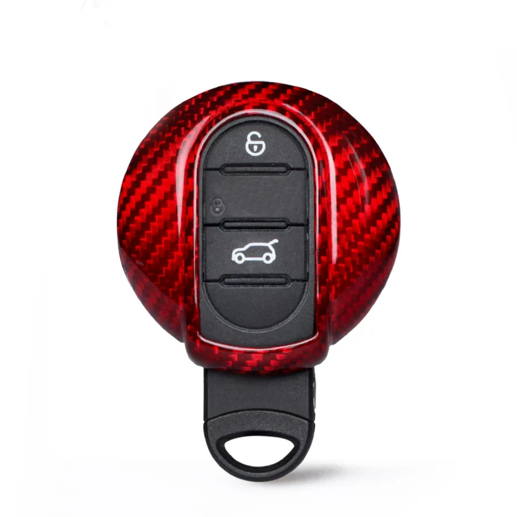 Car Accessories Carbon Fiber Look Smart Key Fob Case Bag Shell Holder Key Cover For BMW Mini Cooper F54 F55 F56 2014 2015 2016
Car Accessories Carbon Fiber Look Smart Key Fob Case Bag Shell Holder Key Cover For BMW Mini Cooper F54 F55 F56 2014 2015 2016