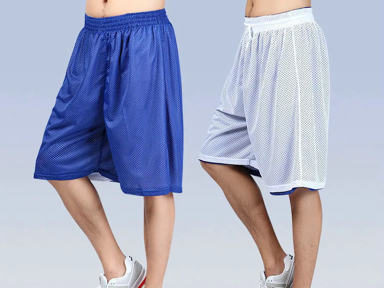 Men's Casual Reversible Basketball Shorts for Athletic Wear21
